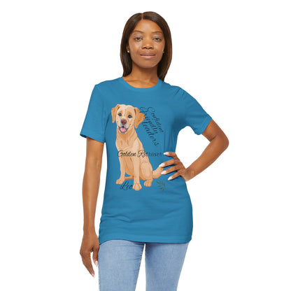 Golden Retriever Love Unisex Tee - Celebrate Your Furry Friend!