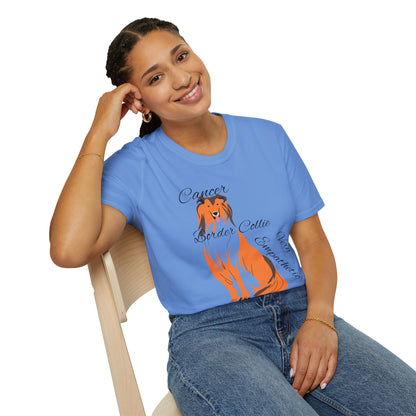 Border Collie Lover Unisex Softstyle T-Shirt - Express Your Affection for This Adorable Breed