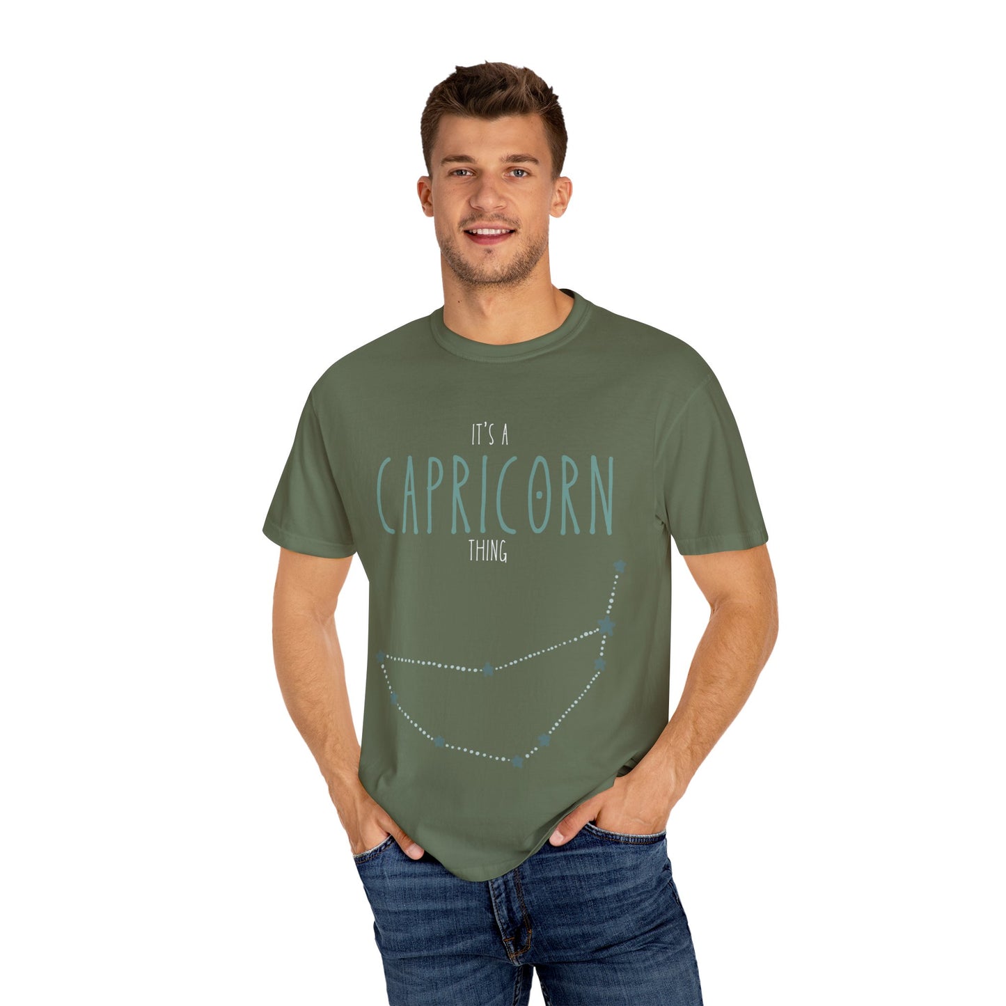 Capricorn Constellation T-shirt - Zodiac Sign Tee for Astrology Lovers, Birthday Gift, Unisex Garment-Dyed Tee, Horoscope Apparel, [...]