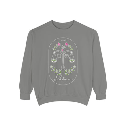 Libra Horoscope Sweatshirt - Cozy Astrology Gift, Unisex Pullover, Zodiac Fashion, Casual Wear, Horoscope Apparel, Birthday Gift