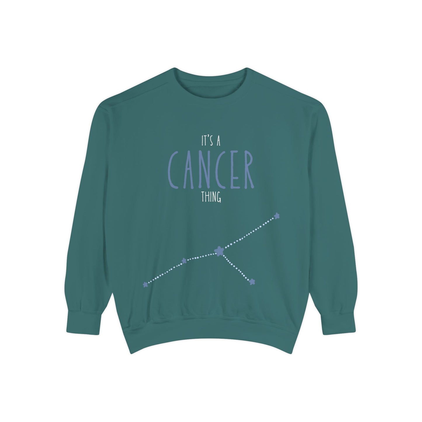 Casual Unisex Garment-Dyed Sweatshirt - It's a Family Thing, Cozy Crewneck, Trendy Pullover, Gift for Family Gatherings, Comfortable [...]