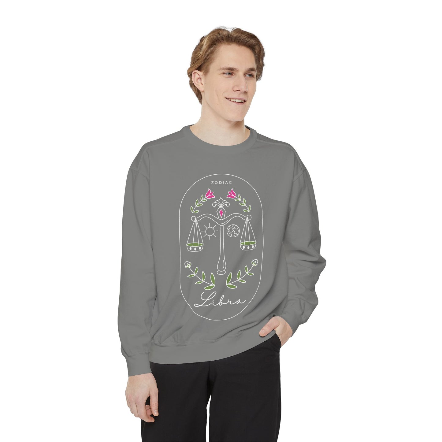 Libra Horoscope Sweatshirt - Cozy Astrology Gift, Unisex Pullover, Zodiac Fashion, Casual Wear, Horoscope Apparel, Birthday Gift