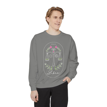 Libra Horoscope Sweatshirt - Cozy Astrology Gift, Unisex Pullover, Zodiac Fashion, Casual Wear, Horoscope Apparel, Birthday Gift