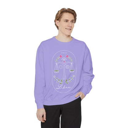Libra Horoscope Sweatshirt - Cozy Astrology Gift, Unisex Pullover, Zodiac Fashion, Casual Wear, Horoscope Apparel, Birthday Gift
