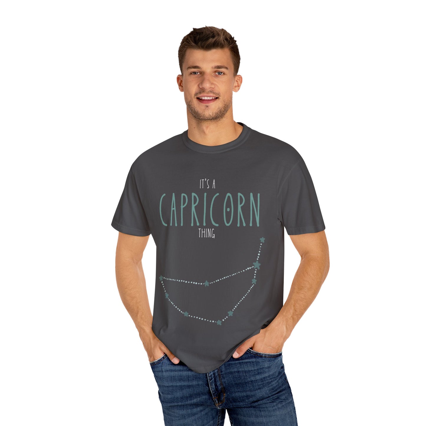 Capricorn Constellation T-shirt - Zodiac Sign Tee for Astrology Lovers, Birthday Gift, Unisex Garment-Dyed Tee, Horoscope Apparel, [...]