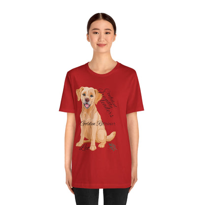 Golden Retriever Love Unisex Tee - Celebrate Your Furry Friend!