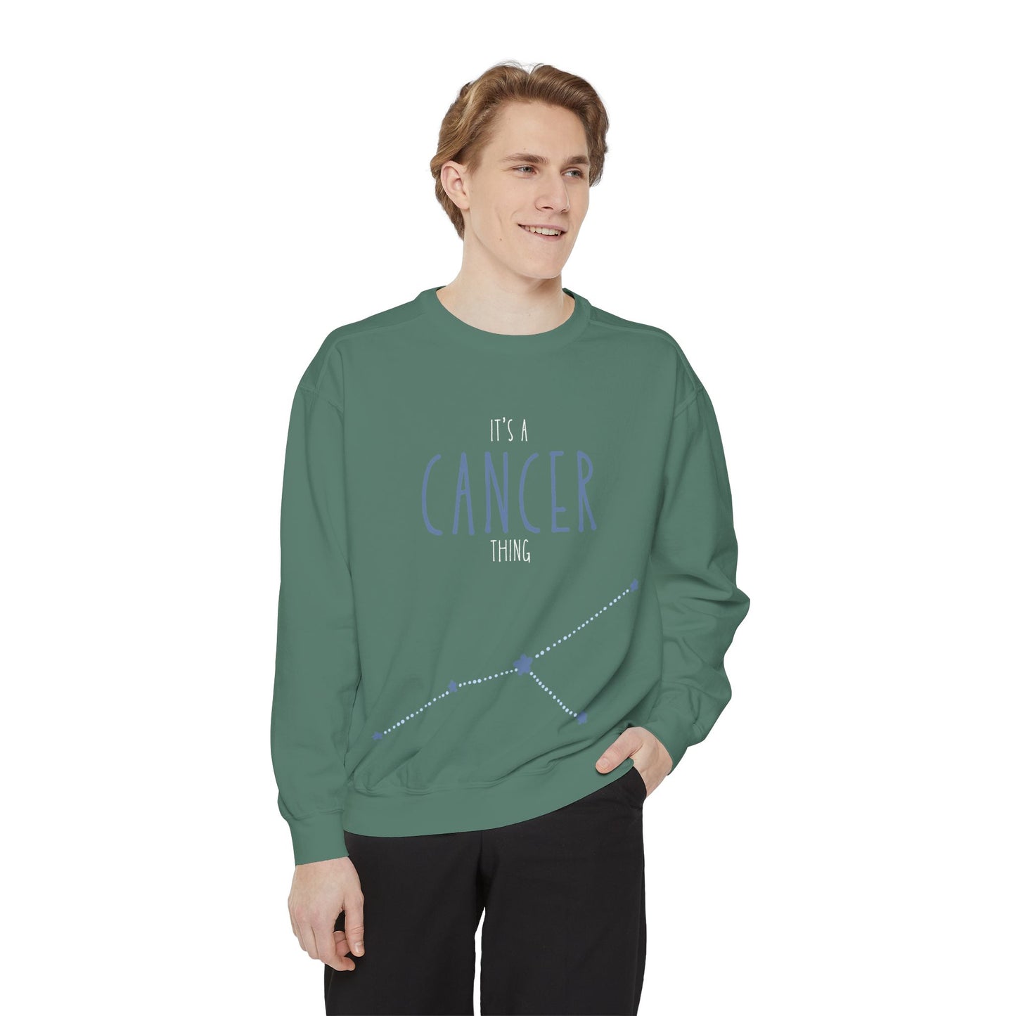 Casual Unisex Garment-Dyed Sweatshirt - It's a Family Thing, Cozy Crewneck, Trendy Pullover, Gift for Family Gatherings, Comfortable [...]