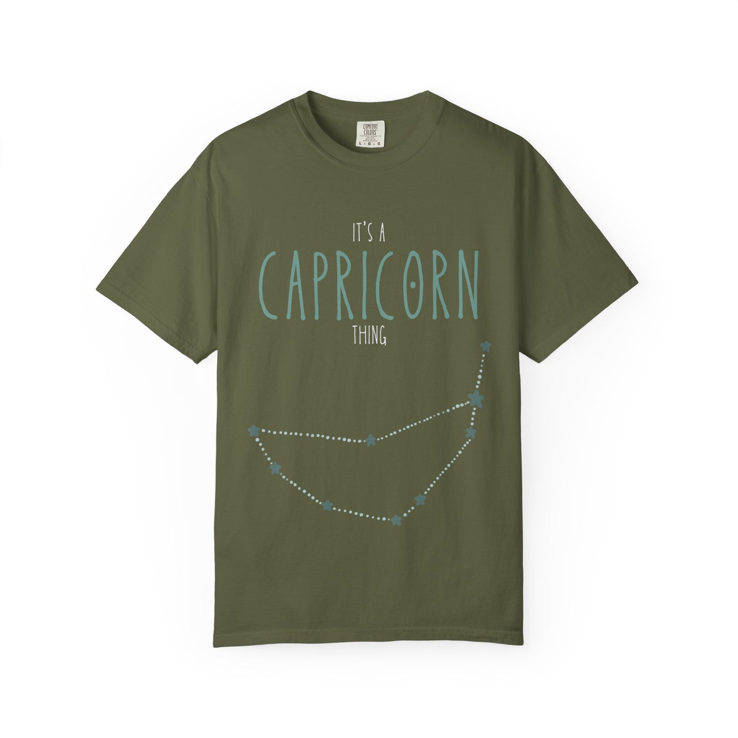 Capricorn Constellation T-shirt - Zodiac Sign Tee for Astrology Lovers, Birthday Gift, Unisex Garment-Dyed Tee, Horoscope Apparel, [...]