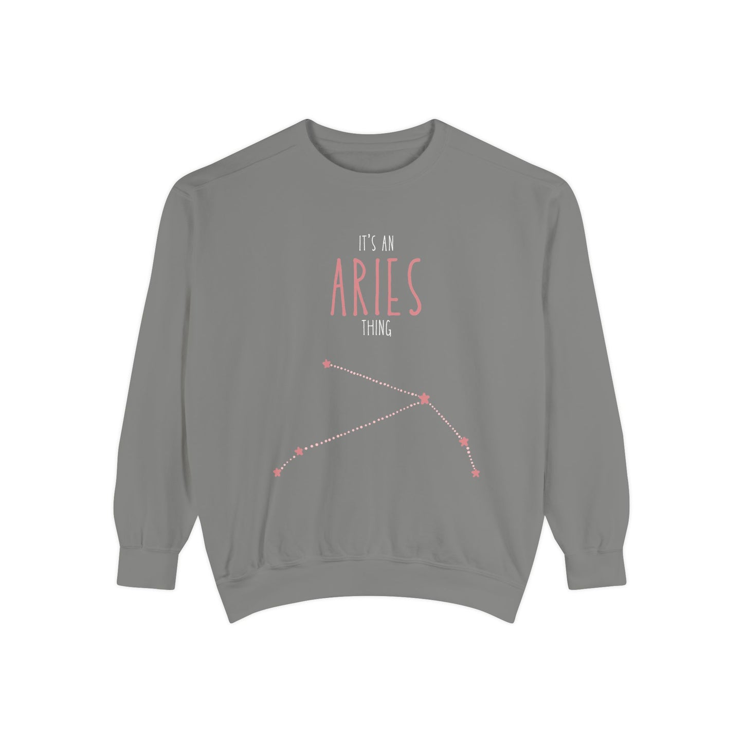 Aries Zodiac Sweatshirt, Astrology Gift, Unisex Casual Wear, Birthday Present for Aries, Cozy Layer for Astrology Lovers