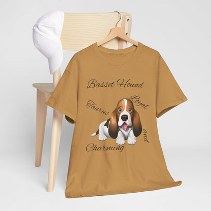 Cute Beagle Dog Graphic Unisex Heavy Cotton Tee