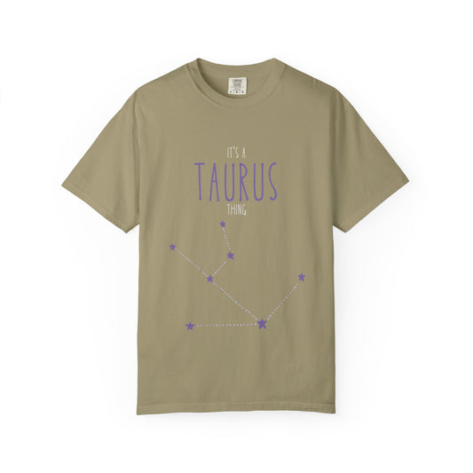 Taurus Constellation T-Shirt, Horoscope Tee, Astrology Gift, Zodiac Apparel, Birthday Celebration Wear, Star Sign Clothing