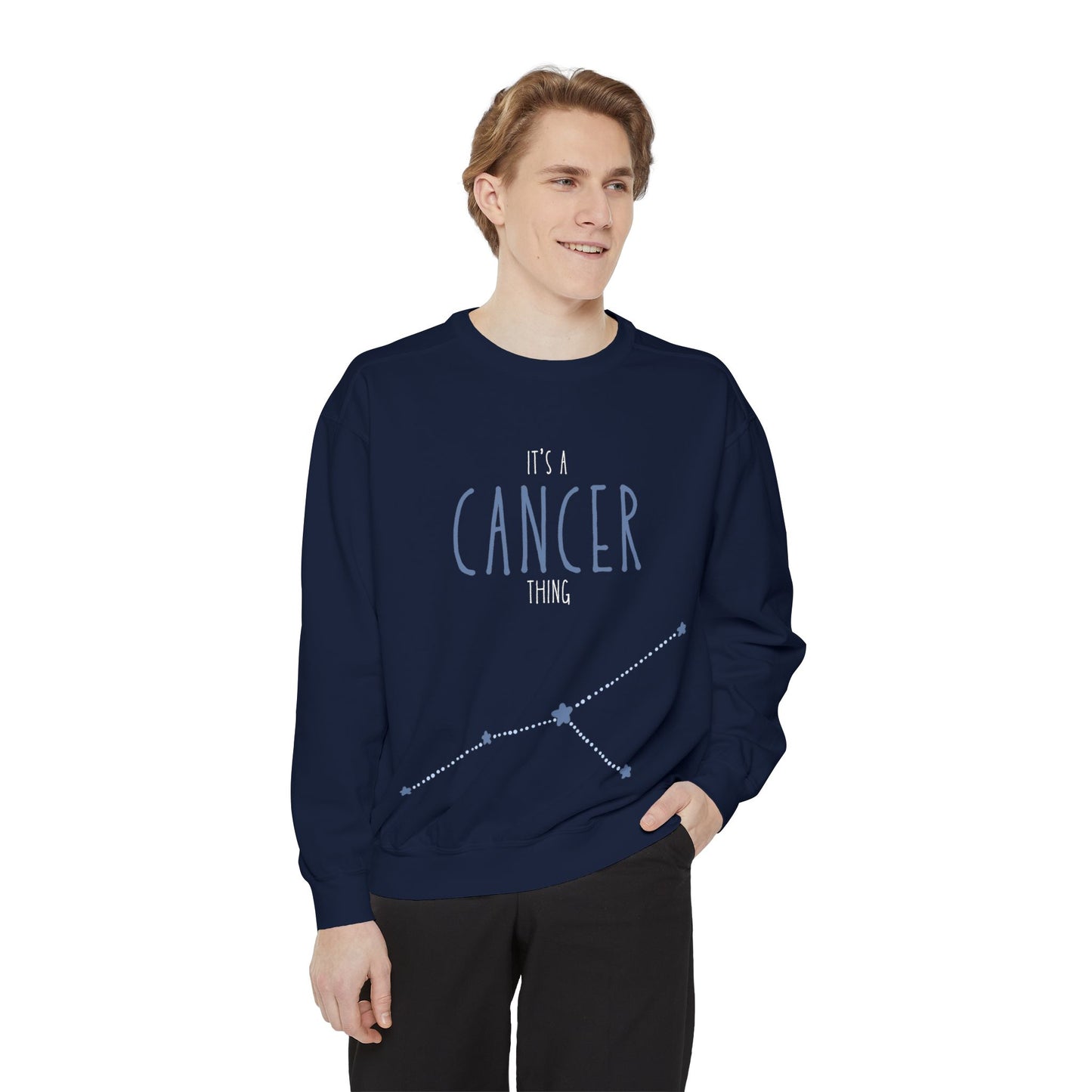Casual Unisex Garment-Dyed Sweatshirt - It's a Family Thing, Cozy Crewneck, Trendy Pullover, Gift for Family Gatherings, Comfortable [...]