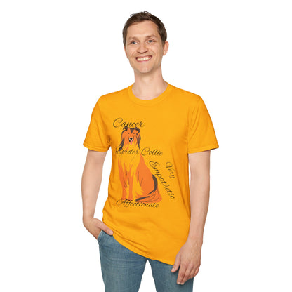 Border Collie Lover Unisex Softstyle T-Shirt - Express Your Affection for This Adorable Breed