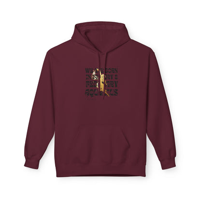 Born in February Fleece Hoodie, Unisex Sweatshirt, Cozy Gift for February Birthdays, Casual Wear, Inspirational Hoodie, Birthday Gift
