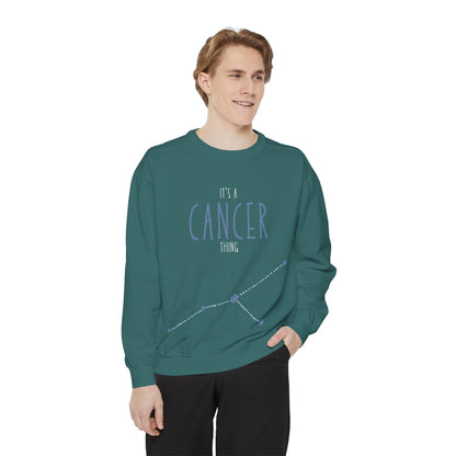 Casual Unisex Garment-Dyed Sweatshirt - It's a Family Thing, Cozy Crewneck, Trendy Pullover, Gift for Family Gatherings, Comfortable [...]