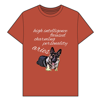 Unisex Organic T-Shirt - Adorable German Shepherd Design