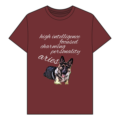 Unisex Organic T-Shirt - Adorable German Shepherd Design