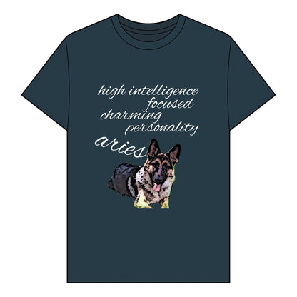 Unisex Organic T-Shirt - Adorable German Shepherd Design