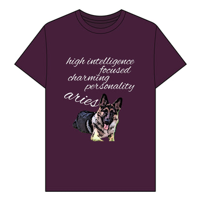 Unisex Organic T-Shirt - Adorable German Shepherd Design