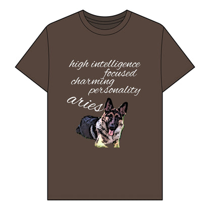 Unisex Organic T-Shirt - Adorable German Shepherd Design