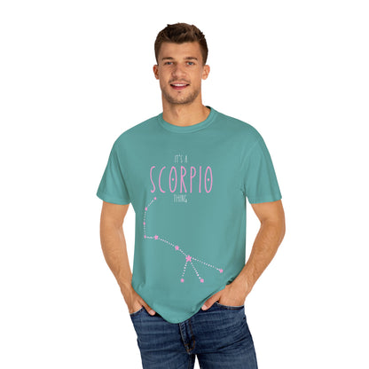 Scorpio Zodiac T-Shirt, Horoscope Tee, Gift for Scorpio, Astrology Shirt, Personalized Birthday Tee, Unisex Star Sign Apparel