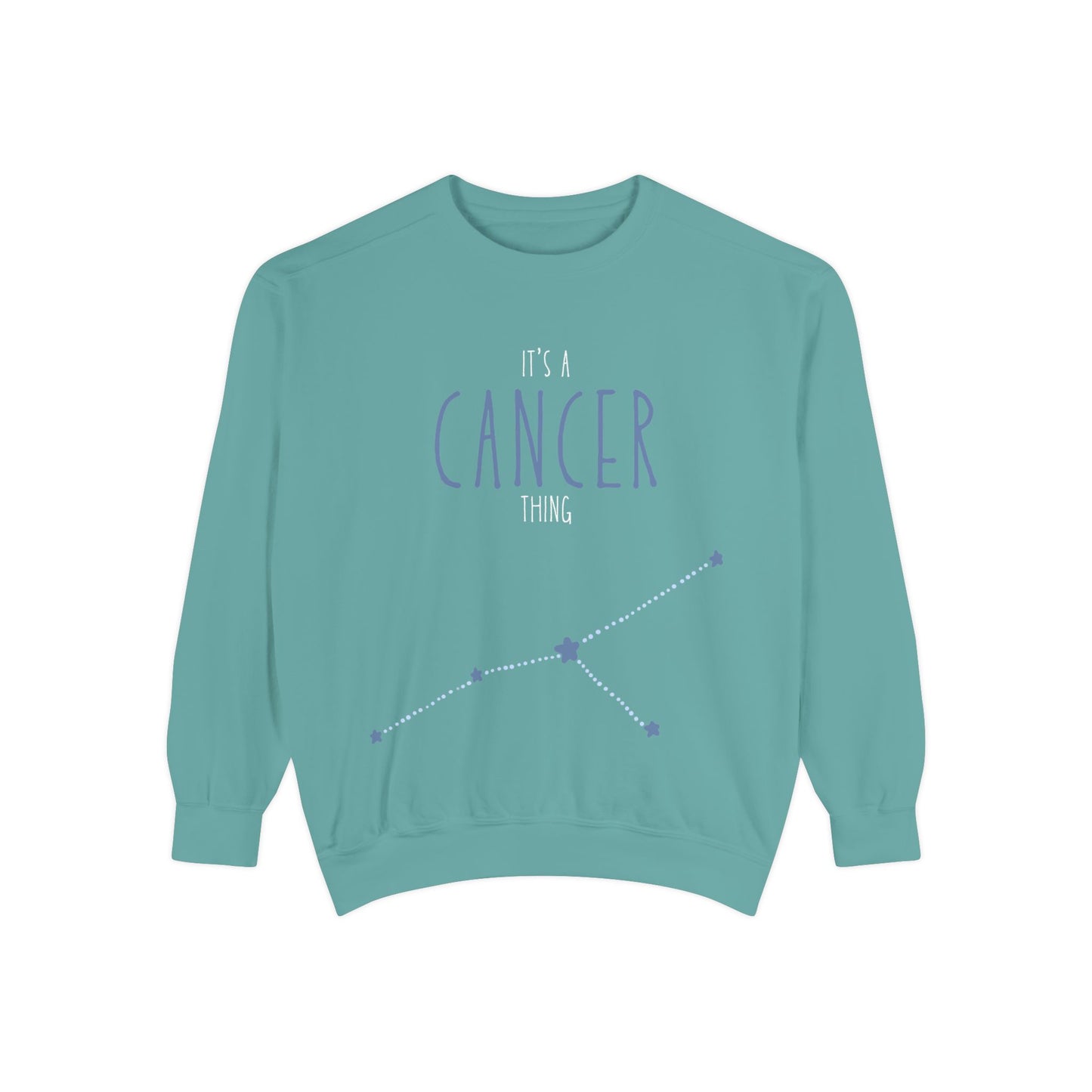 Casual Unisex Garment-Dyed Sweatshirt - It's a Family Thing, Cozy Crewneck, Trendy Pullover, Gift for Family Gatherings, Comfortable [...]