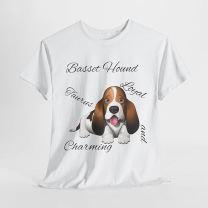 Cute Beagle Dog Graphic Unisex Heavy Cotton Tee