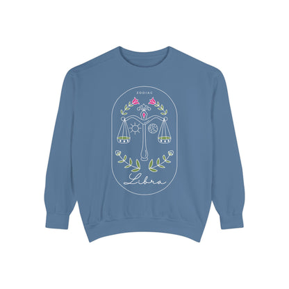 Libra Horoscope Sweatshirt - Cozy Astrology Gift, Unisex Pullover, Zodiac Fashion, Casual Wear, Horoscope Apparel, Birthday Gift