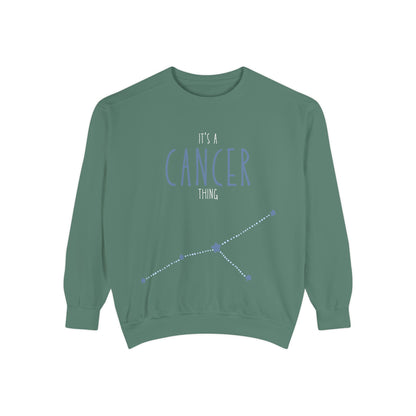 Casual Unisex Garment-Dyed Sweatshirt - It's a Family Thing, Cozy Crewneck, Trendy Pullover, Gift for Family Gatherings, Comfortable [...]