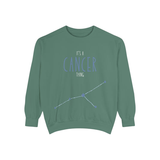 Casual Unisex Garment-Dyed Sweatshirt - It's a Family Thing, Cozy Crewneck, Trendy Pullover, Gift for Family Gatherings, Comfortable [...]