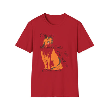 Border Collie Lover Unisex Softstyle T-Shirt - Express Your Affection for This Adorable Breed