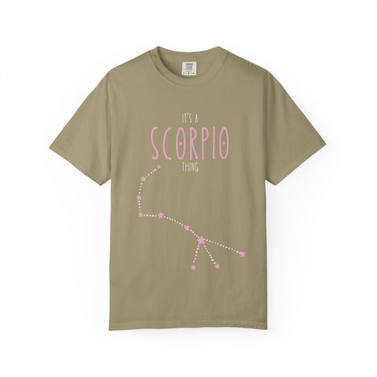 Scorpio Zodiac T-Shirt, Horoscope Tee, Gift for Scorpio, Astrology Shirt, Personalized Birthday Tee, Unisex Star Sign Apparel