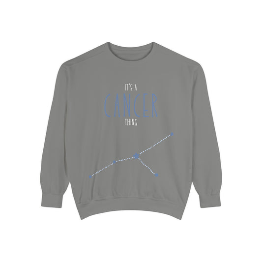 Casual Unisex Garment-Dyed Sweatshirt - It's a Family Thing, Cozy Crewneck, Trendy Pullover, Gift for Family Gatherings, Comfortable [...]