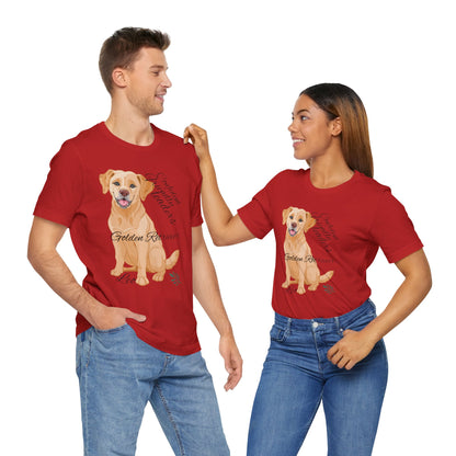 Golden Retriever Love Unisex Tee - Celebrate Your Furry Friend!