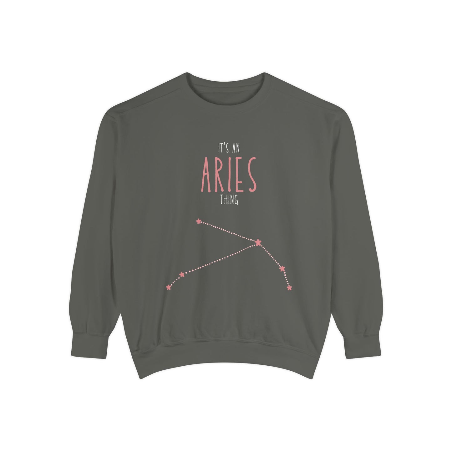 Aries Zodiac Sweatshirt, Astrology Gift, Unisex Casual Wear, Birthday Present for Aries, Cozy Layer for Astrology Lovers