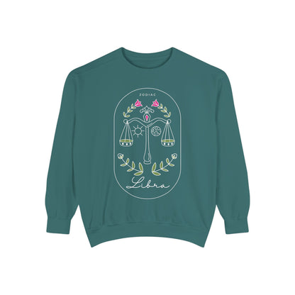 Libra Horoscope Sweatshirt - Cozy Astrology Gift, Unisex Pullover, Zodiac Fashion, Casual Wear, Horoscope Apparel, Birthday Gift