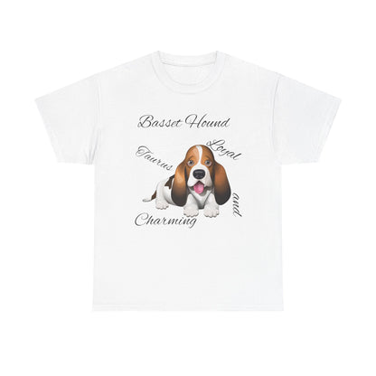 Cute Beagle Dog Graphic Unisex Heavy Cotton Tee