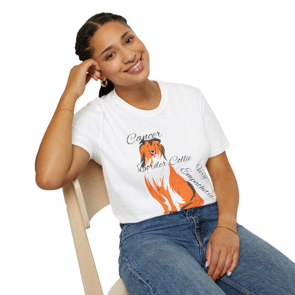 Border Collie Lover Unisex Softstyle T-Shirt - Express Your Affection for This Adorable Breed