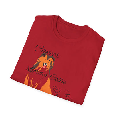 Border Collie Lover Unisex Softstyle T-Shirt - Express Your Affection for This Adorable Breed