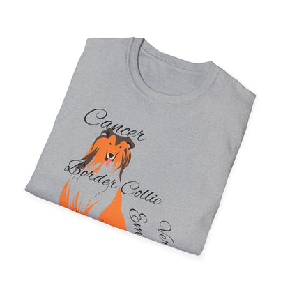 Border Collie Lover Unisex Softstyle T-Shirt - Express Your Affection for This Adorable Breed