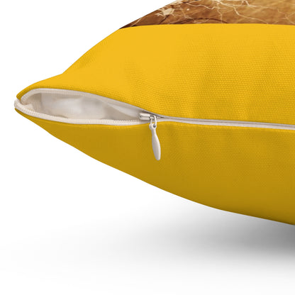 Spun Polyester Square Pillow - jones69